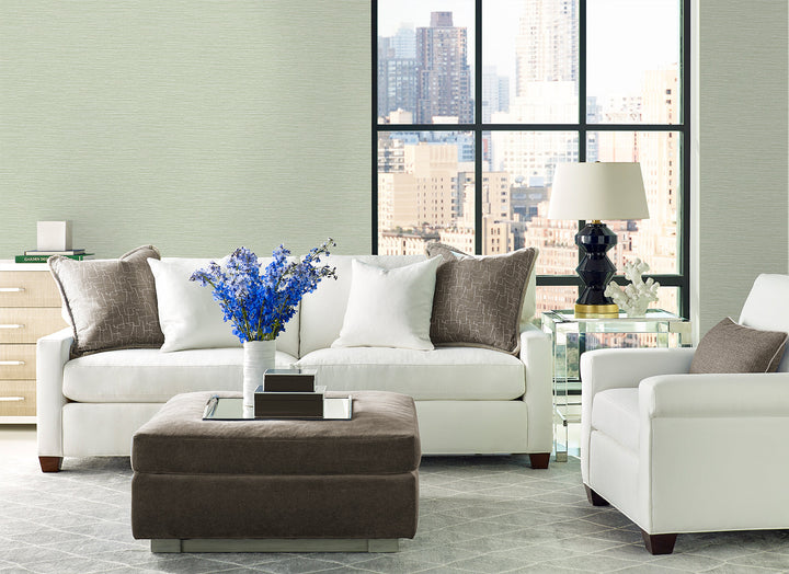 Tiger Island Faux Sisal Aloe LN40414 by Lillian August Designer Wallpaper