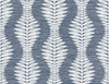 Lillian August Wallpaper Carina Leaf Ogee Midnight Sky LN40502