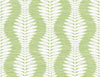 Lillian August Wallpaper Carina Leaf Ogee Greenery LN40504