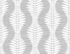 Lillian August Wallpaper Carina Leaf Ogee Morning Fog LN40508