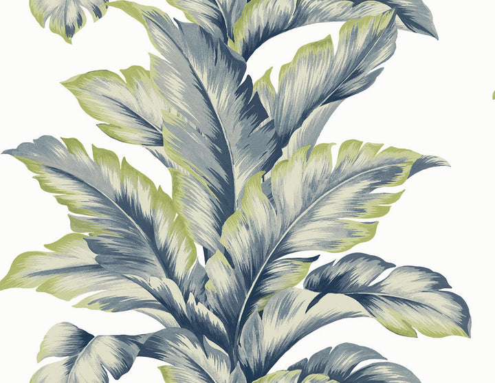 Banana Springs Deep Sea LN40602 by Lillian August Designer Wallpaper