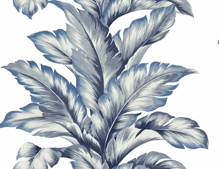 Banana Springs Coastal Blue LN40612 by Lillian August Designer Wallpaper
