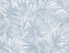 Lillian August Wallpaper Cordelia Tossed Palms Blue Shale LN40702