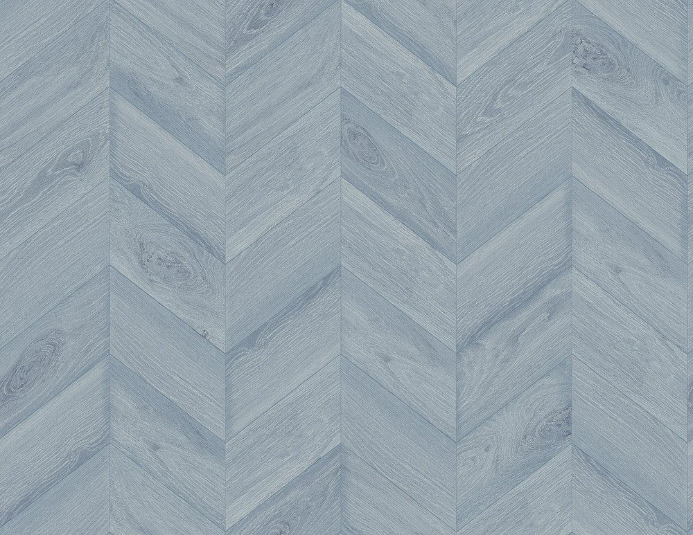 Keone Bay Chevron Bay Blue LN40812 by Lillian August Designer Wallpaper