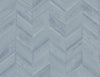 Lillian August Wallpaper Keone Bay Chevron Bay Blue LN40812