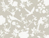 Lillian August Wallpaper Kauai Bird Toile Argos Grey LN40907