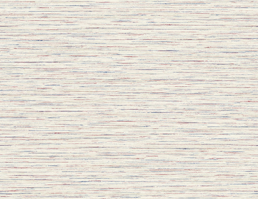 Loe Sanctuary Stria Carmine & Navy LN41101 by Lillian August Designer Wallpaper
