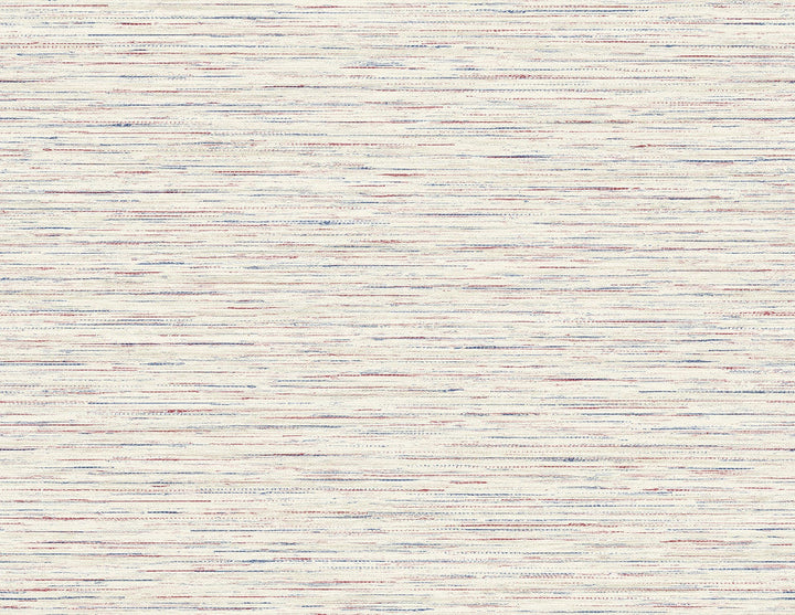 Loe Sanctuary Stria Carmine & Navy LN41101 by Lillian August Designer Wallpaper