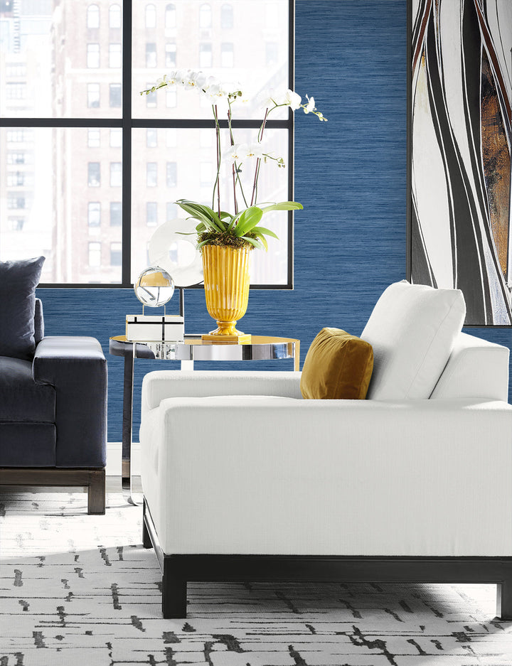 Loe Sanctuary Stria Aegean LN41112 by Lillian August Designer Wallpaper