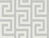 Lillian August Wallpaper Luna Retreat Greek Key Pewter LN41208