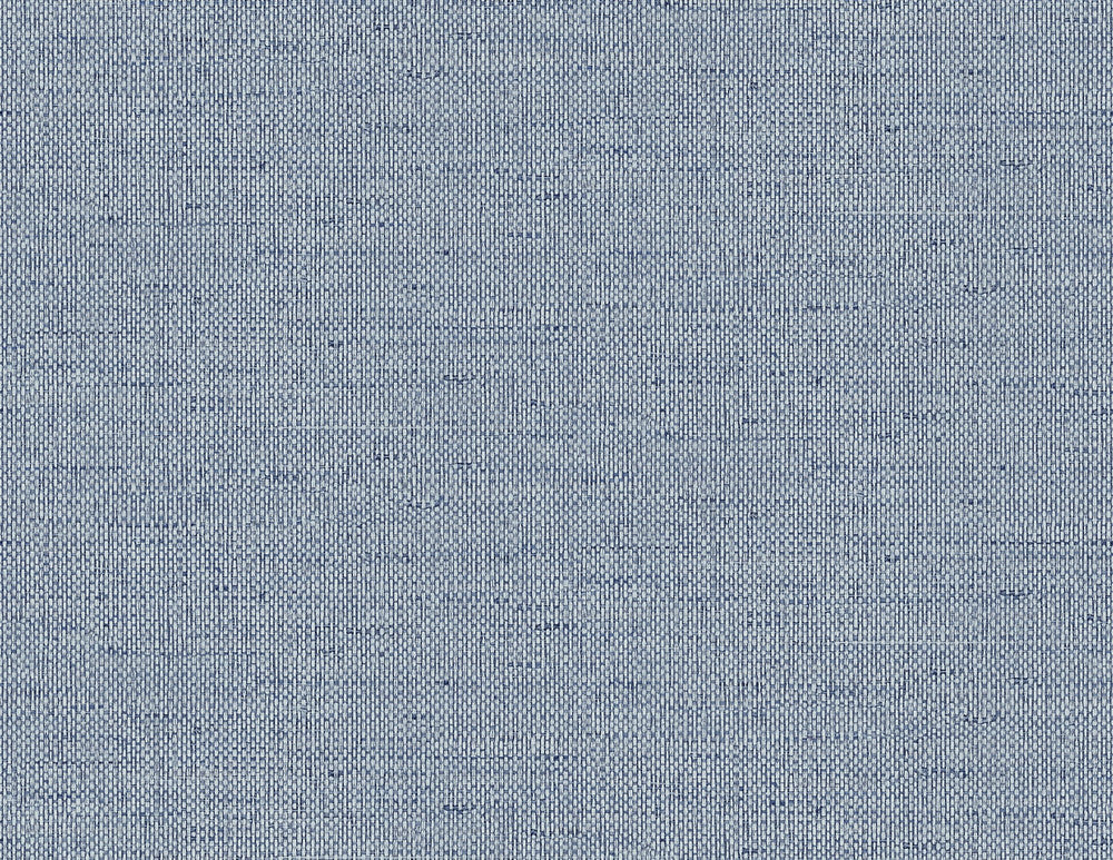 Kaya Faux Paperweave Coastal Blue LN41302 by Lillian August Designer Wallpaper