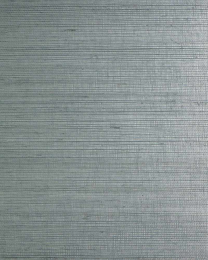 Sisal on Metallic Aquamarine LN50020 by Lillian August Designer Wallpaper