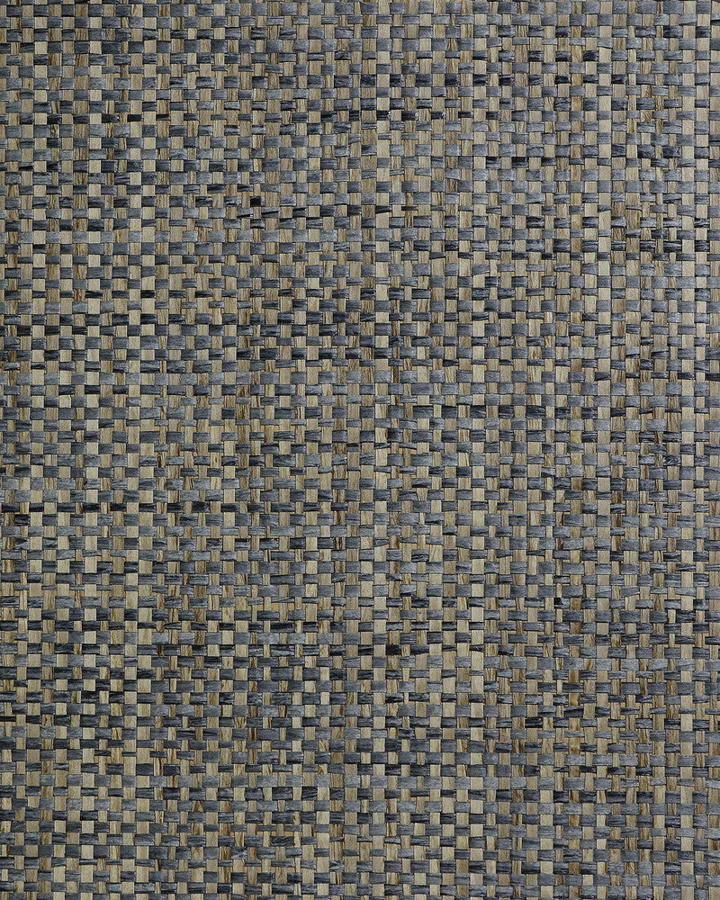 Japanese Paperweave Multi Gray LN50079 by Lillian August Designer Wallpaper