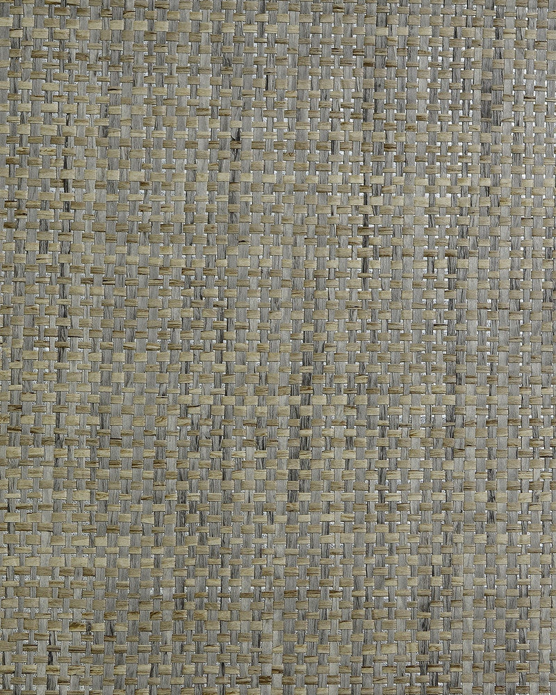 Japanese Paperweave Gray Brown LN50096 by Lillian August Designer Wallpaper