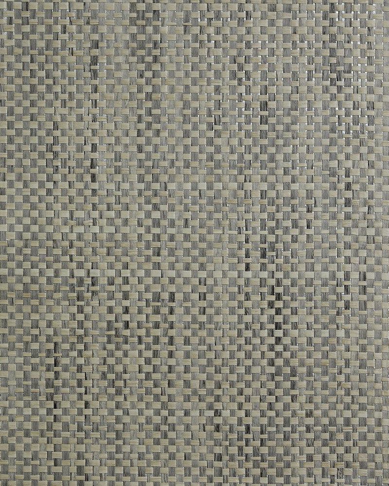 Japanese Paperweave Natural Gray LN50098 by Lillian August Designer Wallpaper