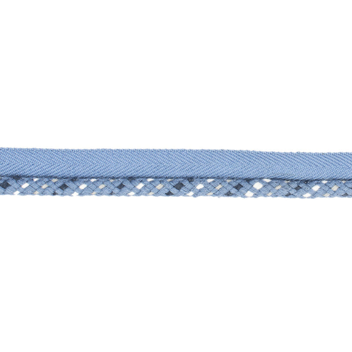 Longoria Lip Cord 2 Denim by Stout Trim Stout Trim Longoria Lip Cord 2 DenimTrim NEW TRADITIONS TRIM 82%COT 17%POL 1%NYL CHINA </p><p>Repeat: H: 0.000, V: 0.000 0.25 in - Fabric Carolina -