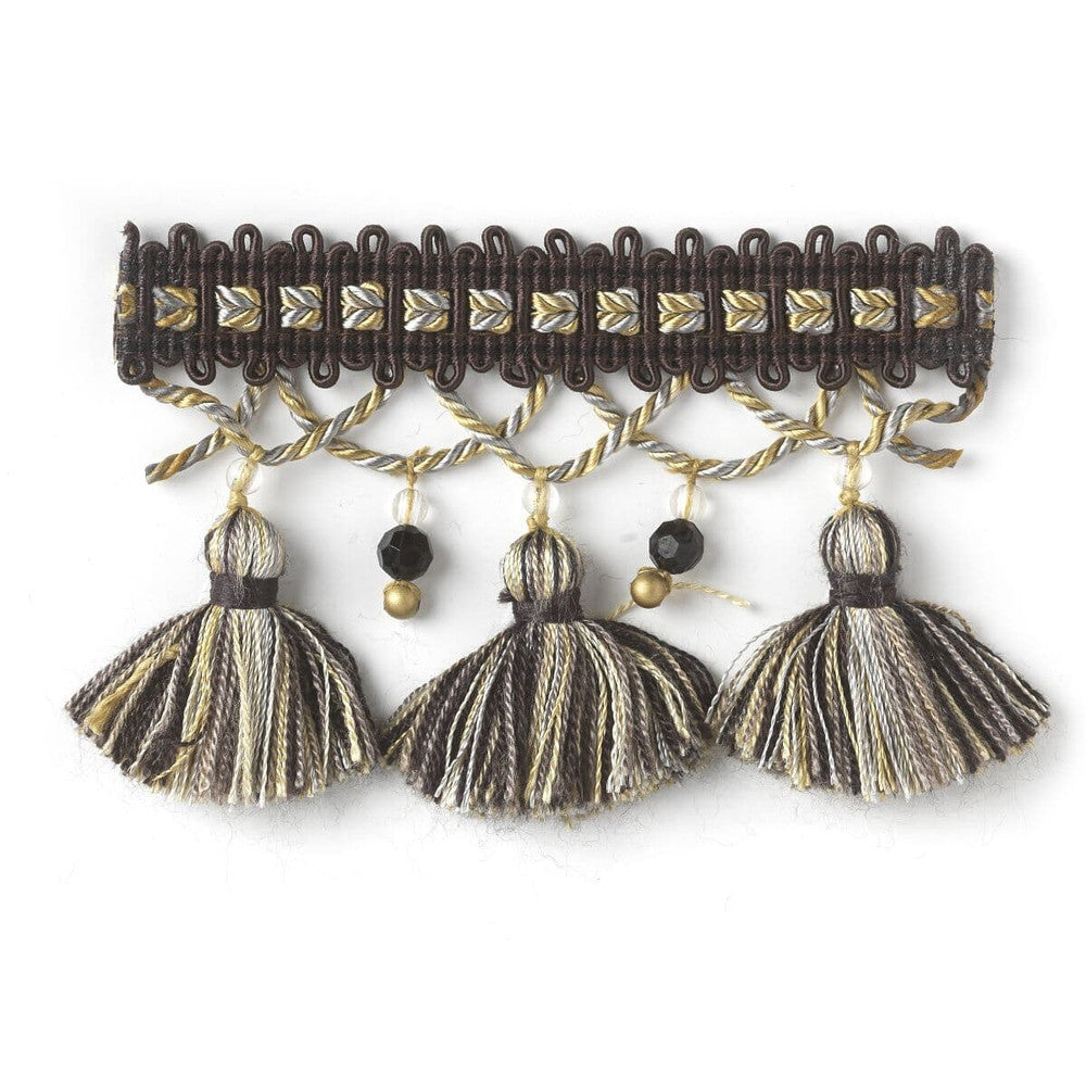 Lotus 8 Charcoal by Stout Trim Stout Trim Lotus 8 CharcoalTrim BEDAZZLE TRIM CHINA </p><p>Repeat: H: 0.000, V: 0.000 2.25 in - Fabric Carolina -