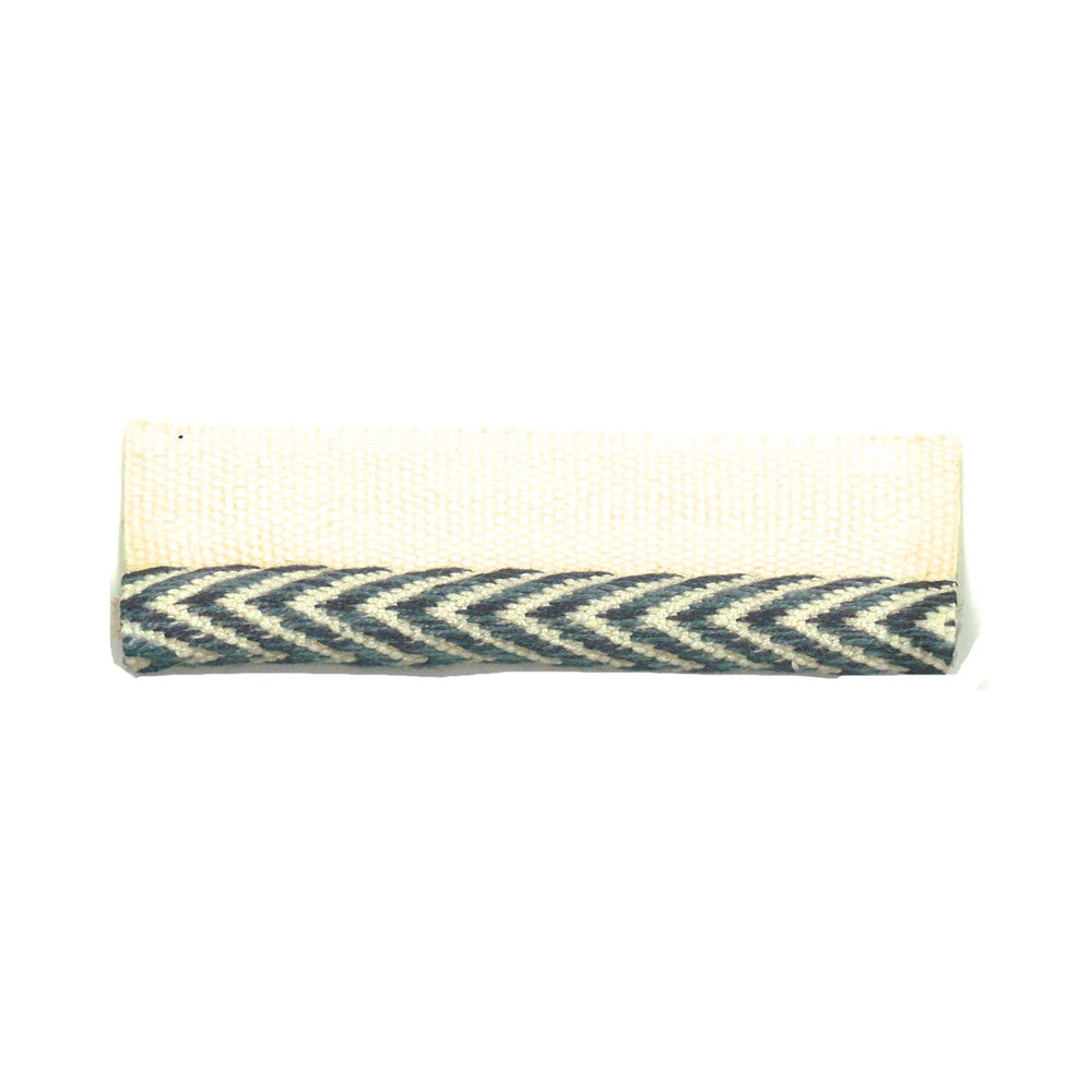 Louvre 6 Slate by Stout Designer Trim NEW WORLD TRIM VOLUME II 45%LIN 41%COT 14%SVI CHINA Horizontal: 0.25 and Vertical: 0 1.38 in - Swanky Fabrics -