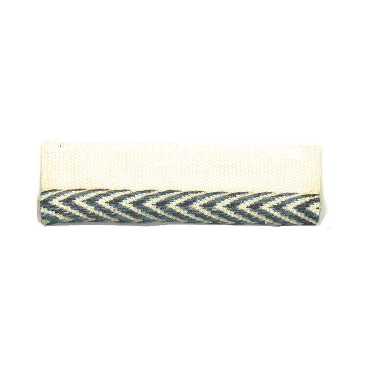 Louvre 6 Slate by Stout Designer Trim New World Trim Volume Ii 45% Linen 41% Cotton 14% Spun Viscose CHINA Horizontal: 0.25 and Vertical: 0 1.38 in - Swanky Fabrics -