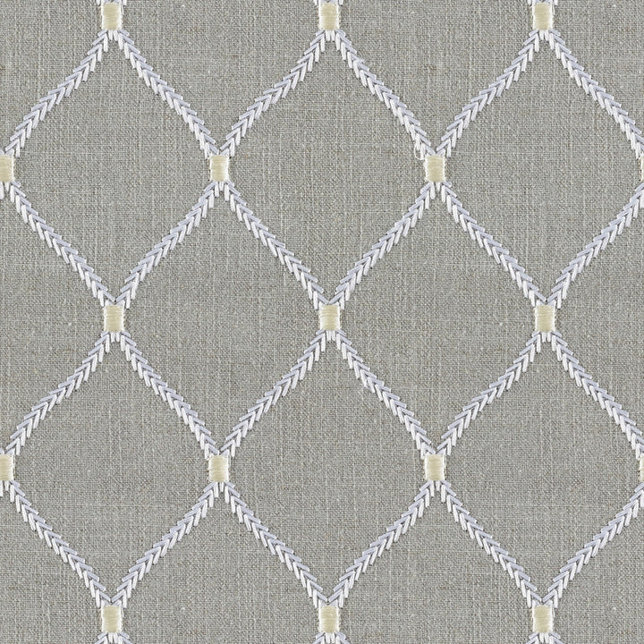 Lowell Chinchilla by Magnolia Designer Fabric - 20% Linen, 45% Viscose, 35% Polyester China Horizontal: 4.3 and Vertical: 5.1 50 - Swanky Fabrics -