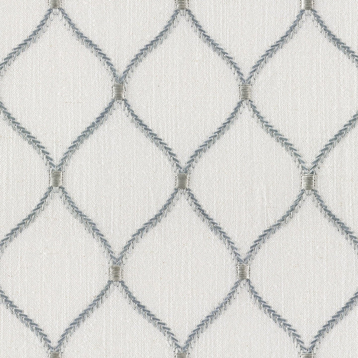 Lowell Ice by Magnolia Designer Fabric - 20% Linen, 45% Viscose, 35% Polyester China Horizontal: 4.3 and Vertical: 5.1 50 - Swanky Fabrics -