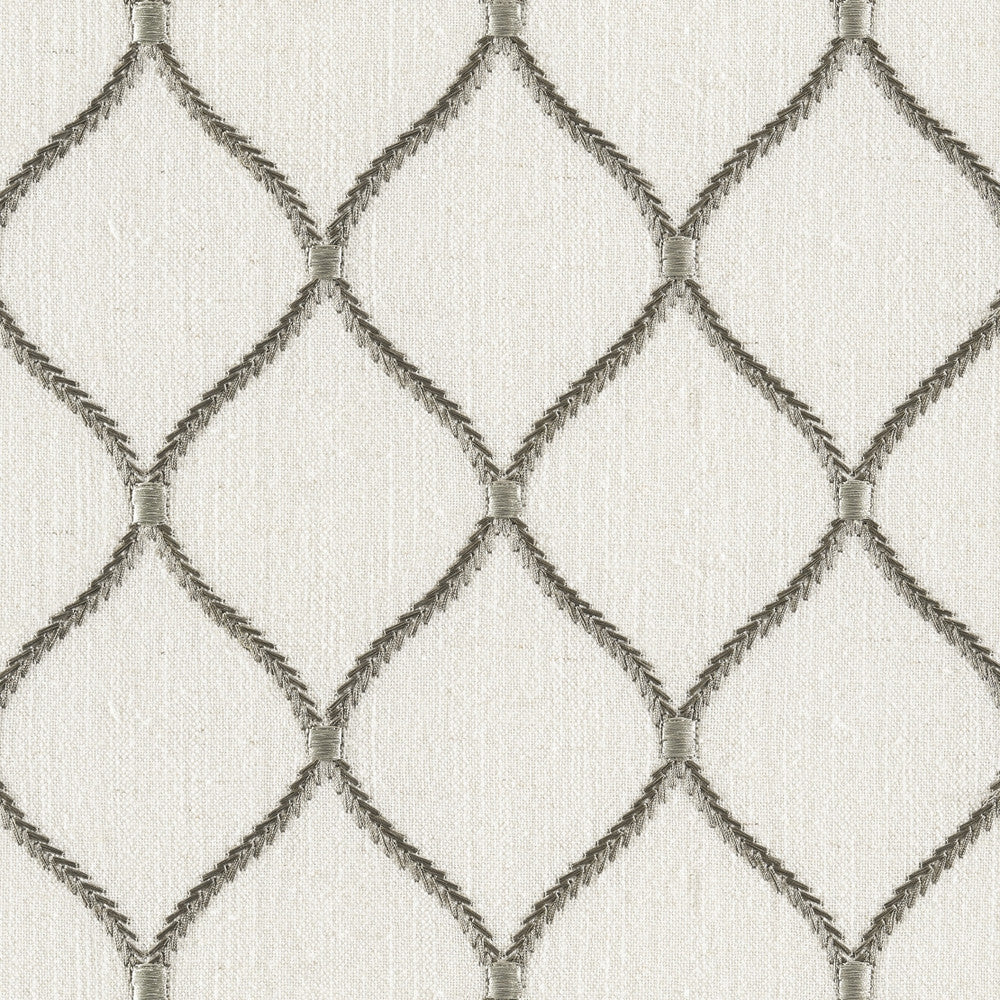 Lowell Stone by Magnolia Designer Fabric - 20% Linen, 45% Viscose, 35% Polyester China Horizontal: 4.3 and Vertical: 5.1 50 - Swanky Fabrics -