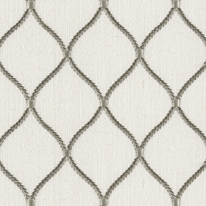 Lowell Stone by Magnolia Designer Fabric - 20% Linen, 45% Viscose, 35% Polyester China Horizontal: 4.3 and Vertical: 5.1 50 - Swanky Fabrics -