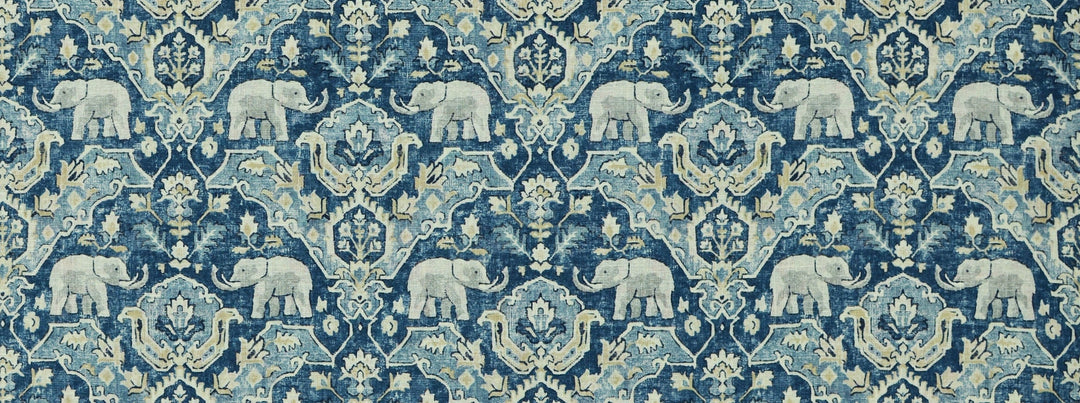 Loxodonta 526 Batik Blue by Covington Designer Fabric
