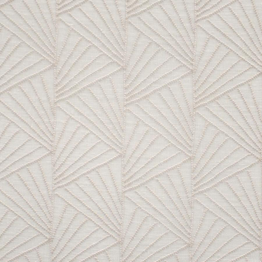 Ladysmith # 416 Primrose by Maxwell Designer Fabric Sheer Threads 100% POLYESTER TURKEY V-4" H-3.25" 120" EMB. WIDTH 108" - Swanky Fabrics -