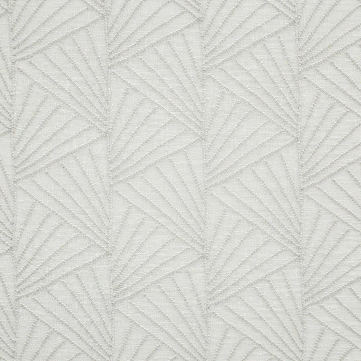 Ladysmith # 420 Crystal by Maxwell Designer Fabric Sheer Threads 100% POLYESTER TURKEY V-4" H-3.25" 120" EMB. WIDTH 108" - Swanky Fabrics -