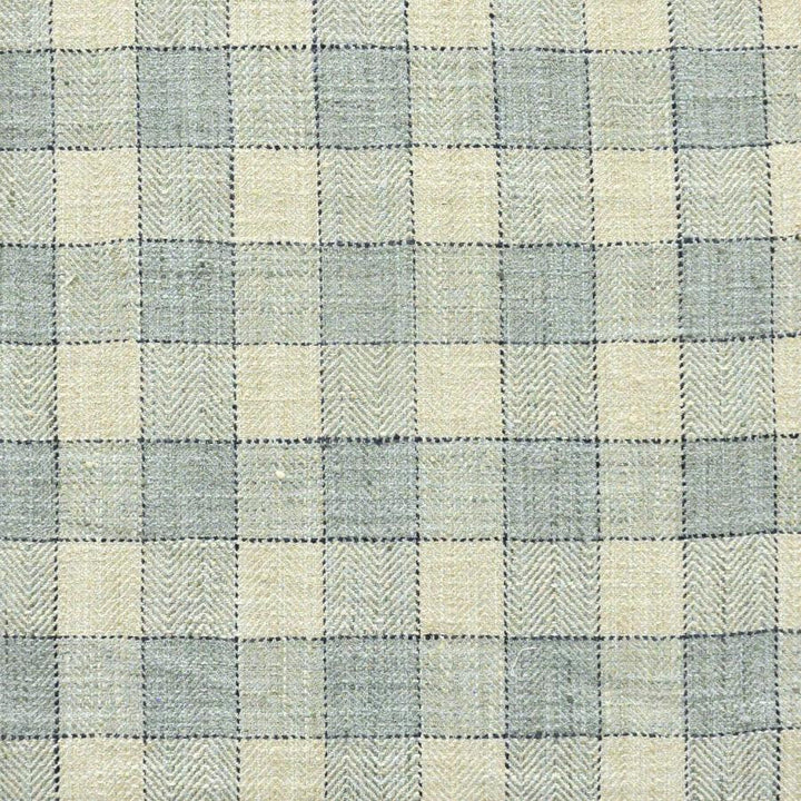 Lacrosse # 632 Aqua by Maxwell Designer Fabric Stripes & Checks Ii 100% POLYESTER INDIA V-3.37"H-3" 55.25" - Swanky Fabrics -
