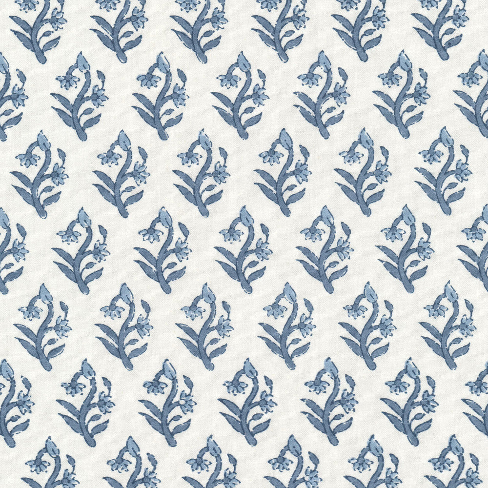 Lucky 1 Delft by Stout Fabric Stout Fabric Lucky 1 DelftFabric RAINBOW LIBRARY HAZE/SKY 100%COT INDIA </p><p>Repeat: H: 2.000, V: 4.000 59 in - Fabric Carolina -