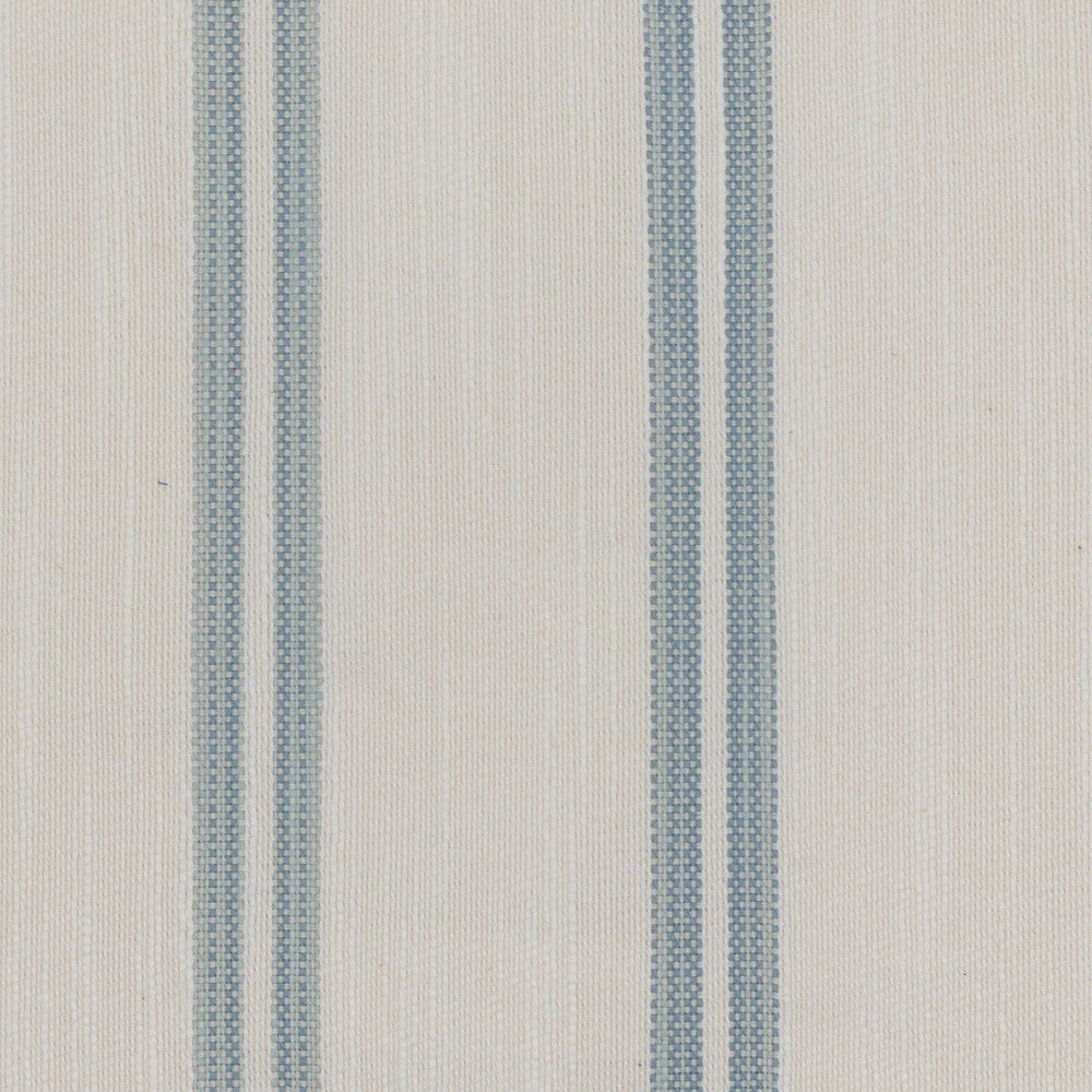 Lucy 1 Spa by Stout Designer Fabric JUST STRIPES BLUE/SPRING 64%POL 33%COT 2%SVI 1%LIN USA FLAME RETARDANT-U.F.A.C. CLASS 1 CATB 117-2013 WYZENBEEK 7 000 DOUBLE RUB WEAR TEST (LIGHT DUTY) Horizontal: 0.000 and Vertical: 5.000 54 in - Swanky Fabrics -