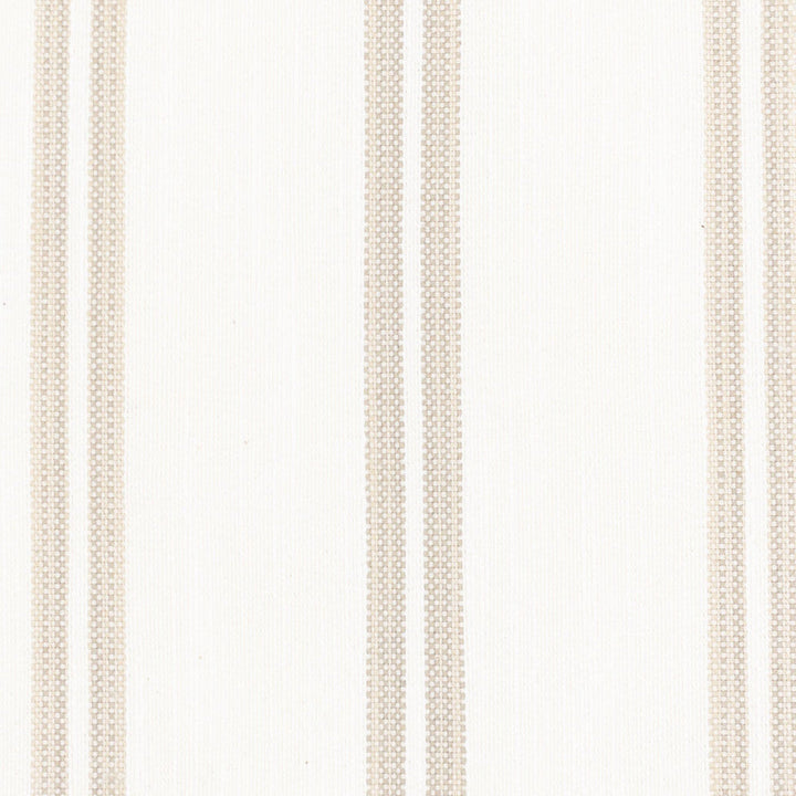 Lucy 4 Toast by Stout Designer Fabric JUST STRIPES NATURAL/CHARCOAL 64%POL 33%COT 2%SVI 1%LIN USA CATB 117-2013 MARTINDALE WEAR TEST (35 000 CIRCULAR RUBS) Horizontal: 0.000 and Vertical: 5.000 54 in - Swanky Fabrics -