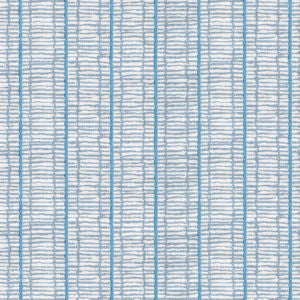 Lugano Ivory Blue by Norbar Designer Fabric PRISM SEAVIEW 65% COTTON - 30% POLYESTER INDIA 14 3/4"V 13 1/2"H 52 - Swanky Fabrics -