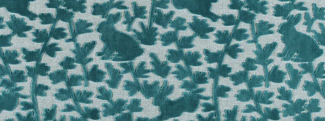 Luv Bunny 504 Azure by Covington Designer Fabric
