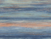 Seabrook Designs Wallpaper Sunset Stripes Blueberry and Vermillion Orange LW50406