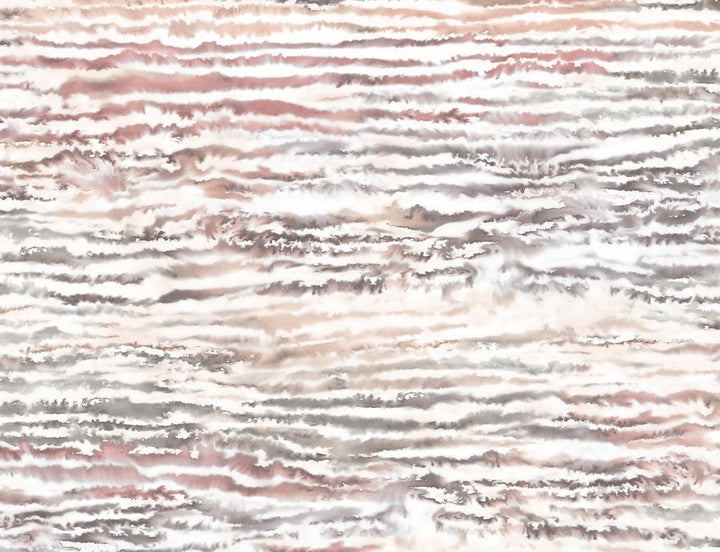 Watercolor Waves Smoked Peach LW50501 by Seabrook Designs Designer Wallpaper