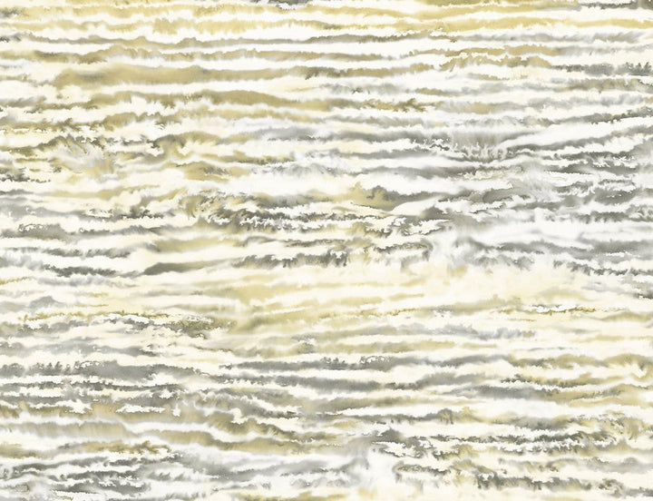 Watercolor Waves Golden Dusk LW50507 by Seabrook Designs Designer Wallpaper
