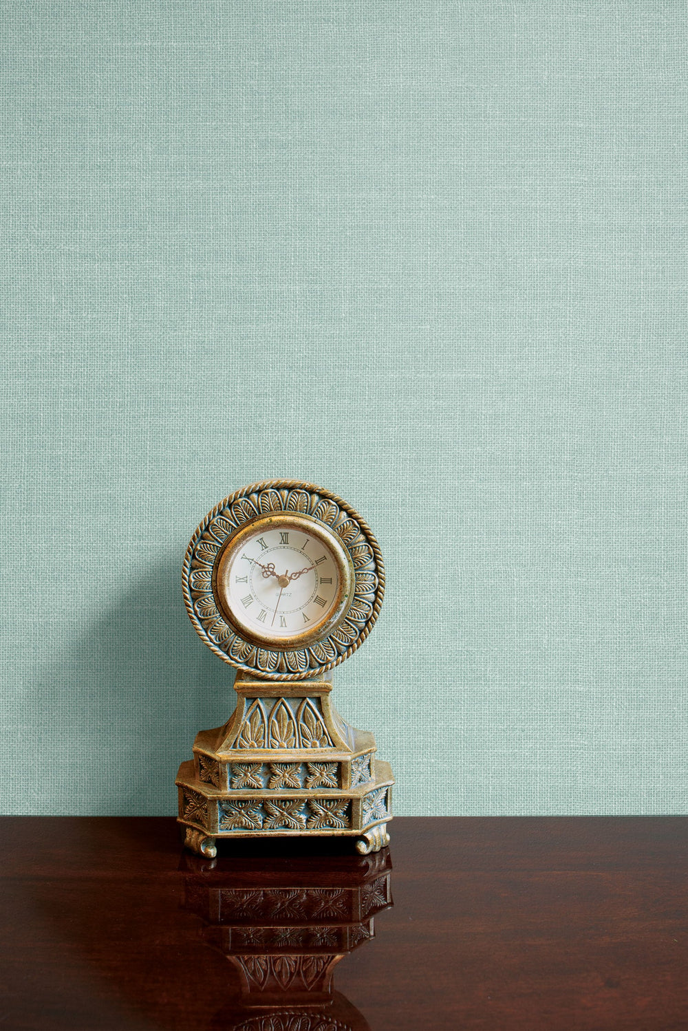 Hopsack Embossed Vinyl Victorian Jade LW51104 by Seabrook Designs Designer Wallpaper