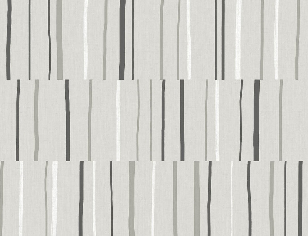 Block Lines Warm Stone LW51200 by Seabrook Designs Designer Wallpaper