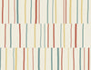 Seabrook Designs Wallpaper Block Lines Vermillion, Sunflower, and Teal LW51201