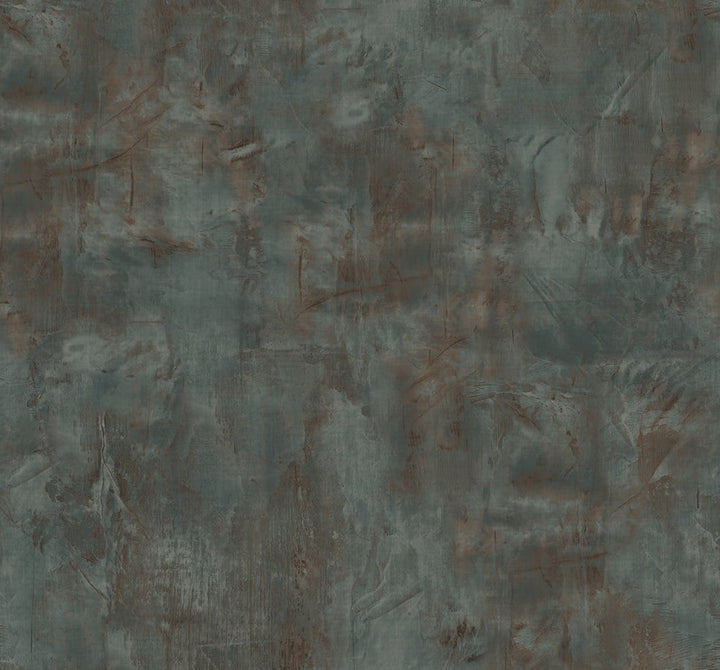 Rustic Stucco Faux Rust and Forest Green LW51706 by Seabrook Designs Designer Wallpaper