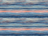 Seabrook Designs Fabric Sunset Stripes Fabric Blueberry and Vermillion Orange LW52006F