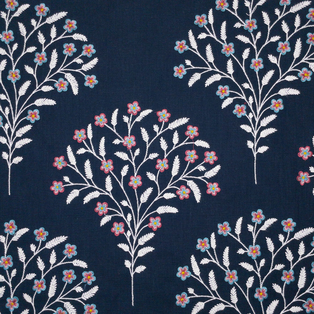 Lyon 1 Navy by Stout Fabric Stout Fabric Lyon 1 NavyFabric COMFORTABLE LIVING HAZE/NAVY 100%COT %BEMB INDIA </p><p>Repeat: H: 17.375, V: 15.375 51.5 in - Fabric Carolina -