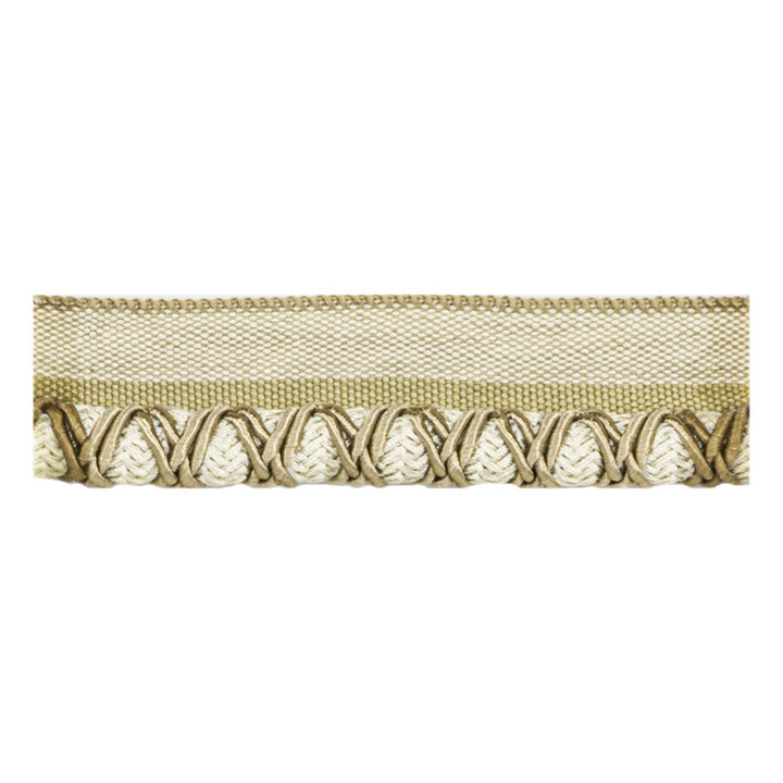 Lyric 5 Toast by Stout Designer Trim VISIONS OF COLOR TRIM 46%POL 39%COT 15%ACR TURKEY Horizontal: 0.375 and Vertical: 0.000 0.38 in - Swanky Fabrics -