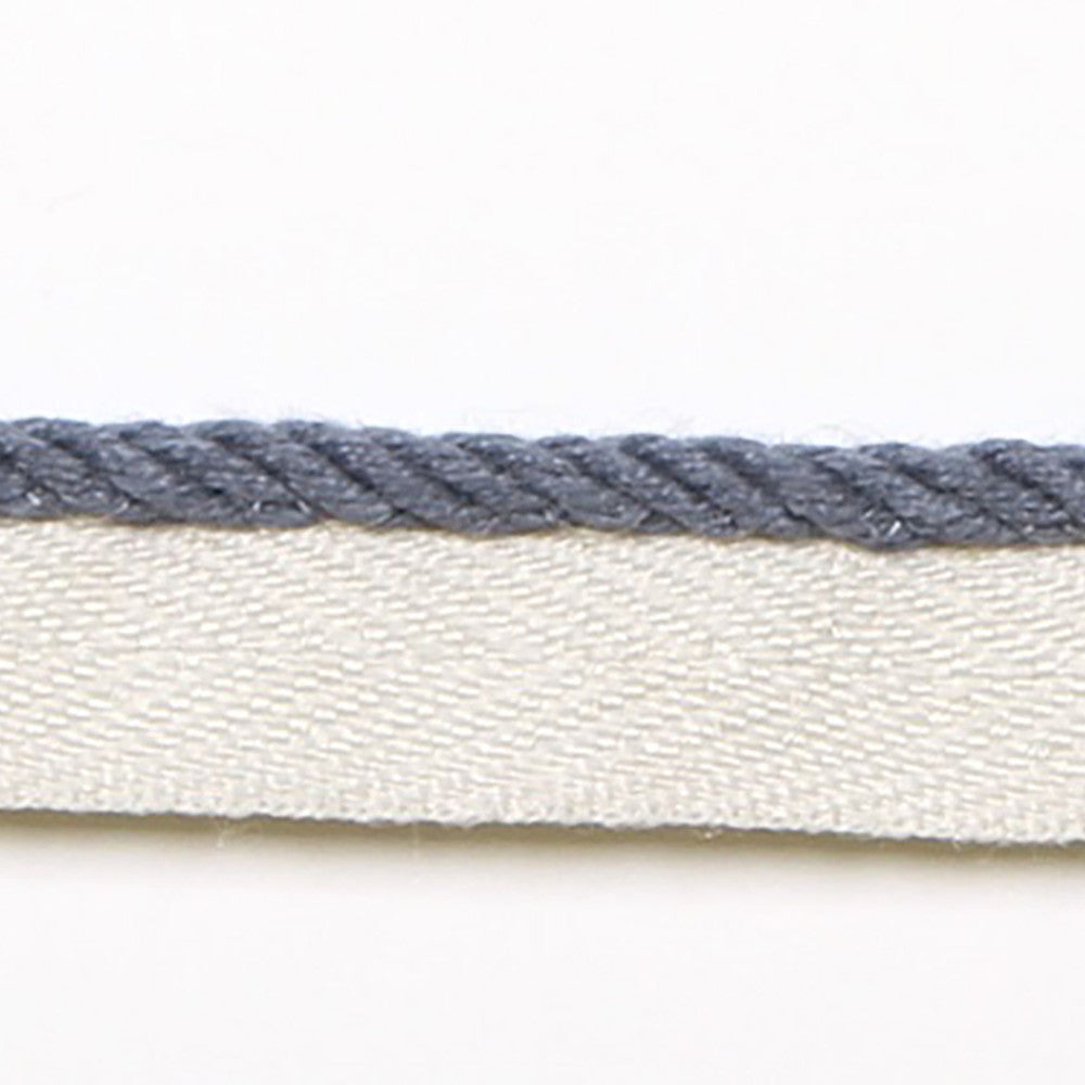 Le Lin Micro Cord Blue by Europatex Designer Fabric Le Lin 63% Linen, 37% Rayon 0.13 inches - Swanky Fabrics -