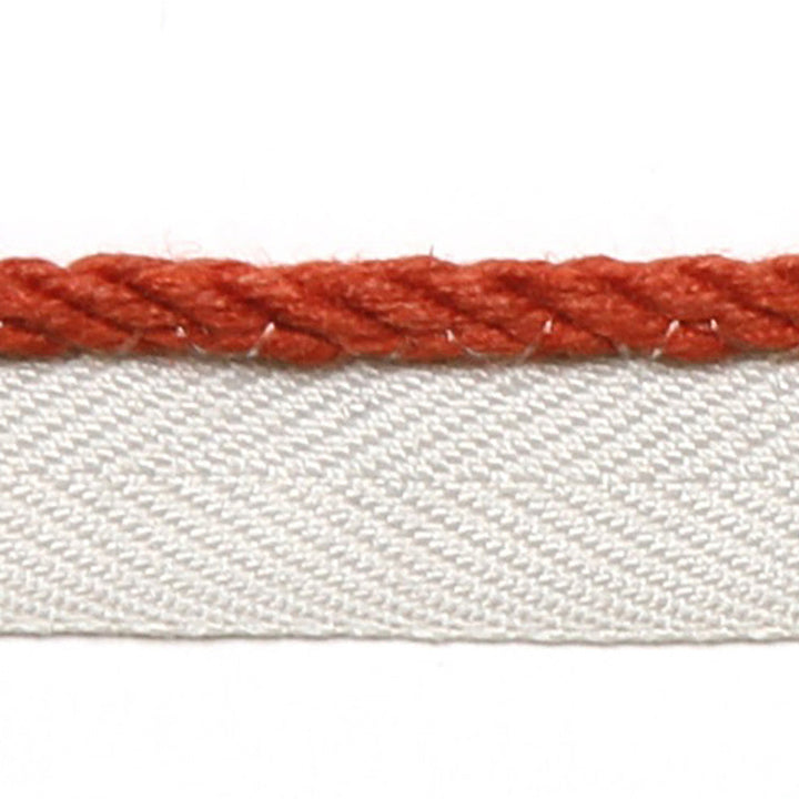 Le Lin Micro Cord Coral by Europatex Designer Fabric Le Lin 63% Linen, 37% Rayon 0.13 inches - Swanky Fabrics -