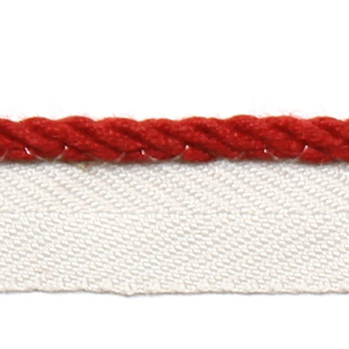 Le Lin Micro Cord Rouge by Europatex Designer Fabric Le Lin 63% Linen, 37% Rayon 0.13 inches - Swanky Fabrics -