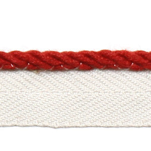 Europatex Fabric Le Lin Micro Cord Rouge